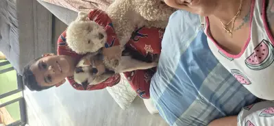 Foto de Baileys, reunida con su familia
